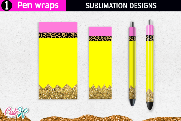 Download Leopard Pen Wraps Sublimation Designs - Pen Collection