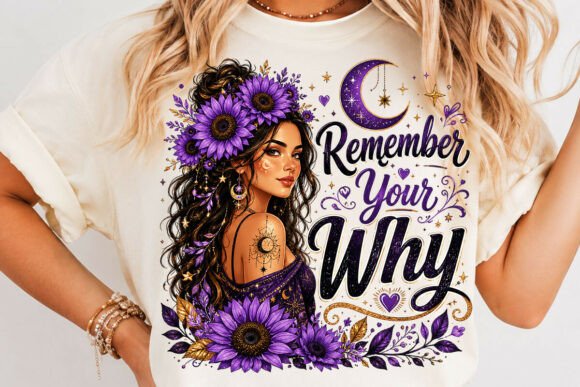 Download Remember Your Why PNG, Purple Floral - Premium Resources