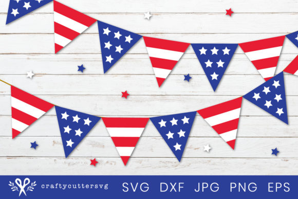 Download 4th of July Bunting Banner | Independence Day Decoration - Pen Collection