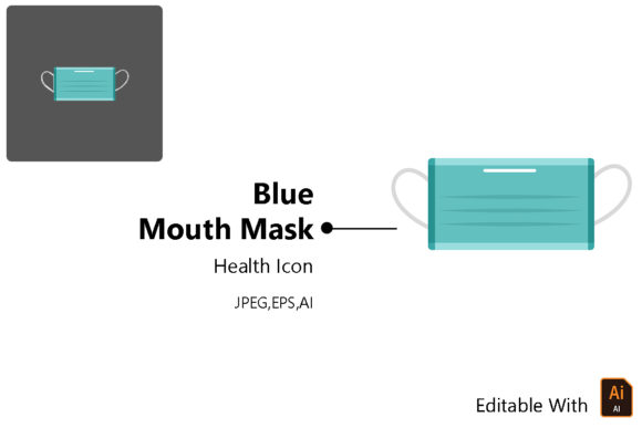 Download Health Icon - Blue Mouth Mask - Mouth mask Collection