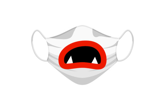 Download Halloween Monster Mouth Mask Expression - Mouth mask Collection