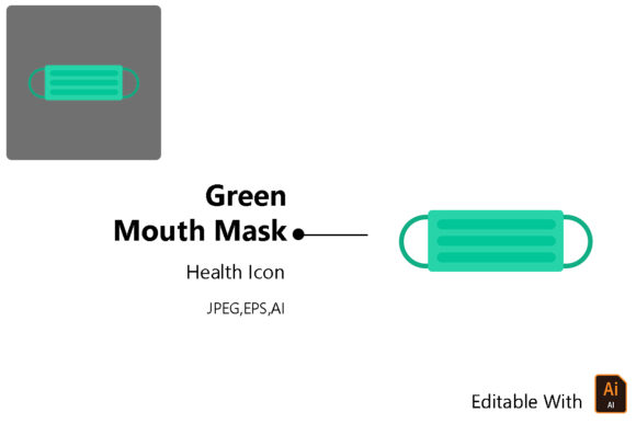 Download Medic Icon -  Green Mouth Mask - Mouth mask Collection