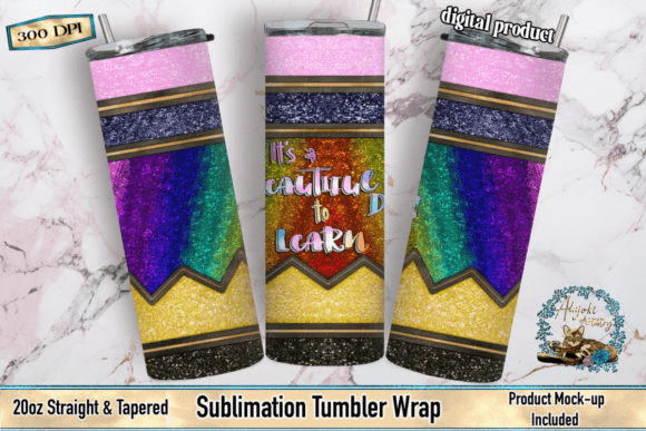 Download Rainbow Pencil | Tumbler Wrap - Pen Collection