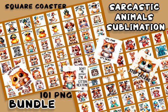 Download Big Bundle Funny Animals Quotes| Square - Big bundle Collection